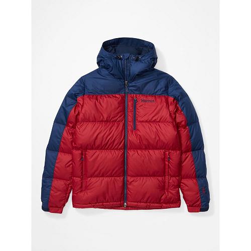 Marmot Guides Jackets - Mens Down Jacket Dark Red CA3029846 Canada